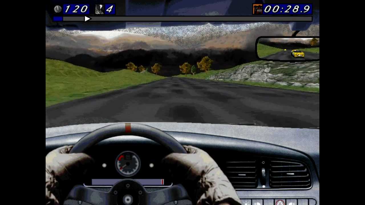 RAC Rally 1996, by Europress / NetWorkQ / Magnetic filelds, DOS game ...