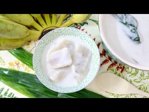 Thai Banana in Coconut Milk กล้วยบวชชีกล้วยไม่เละไม่ดำ ทำง่ายมาก - Episode 183