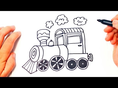 Video: Cómo Dibujar Una Locomotora De Vapor