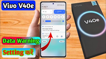 how to off data warning in vivo v40e, vivo v40e data warning problem