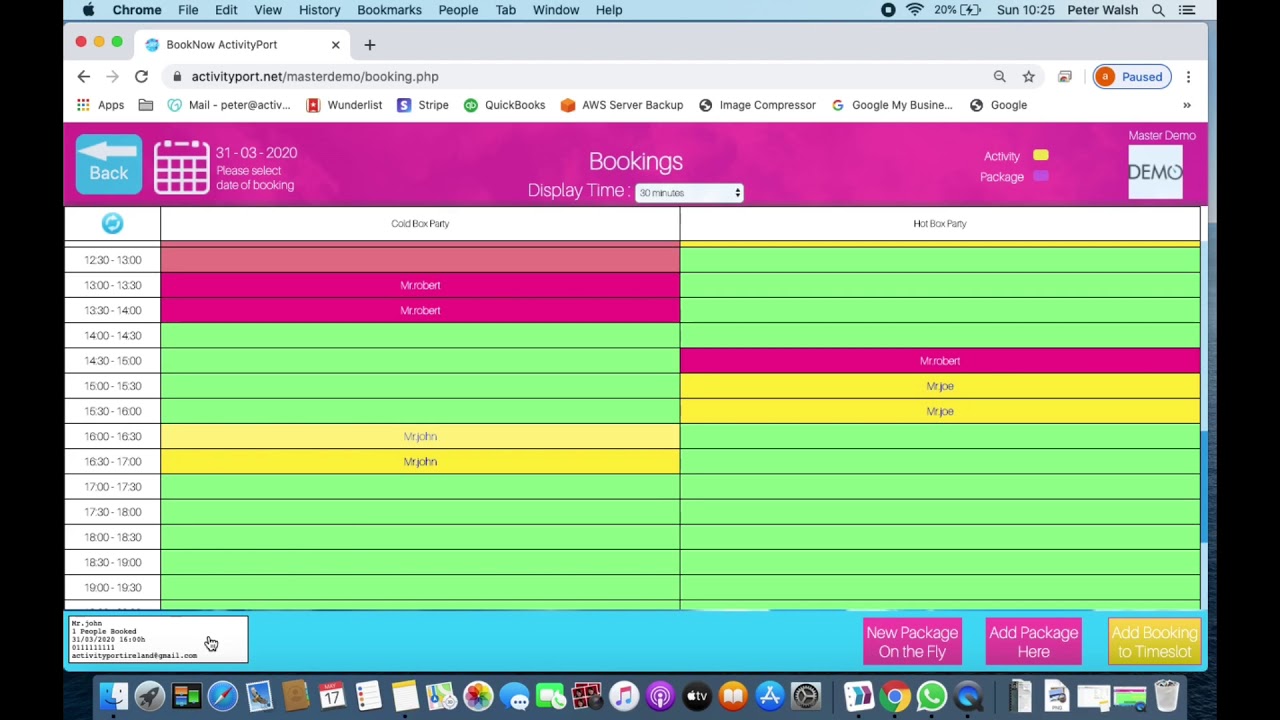 Move Booking To YouTube