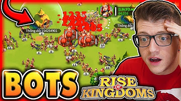 INFINITE Barbarian Glitch! Bots are OUT of CONTROL! Rise of Kingdoms Hacks 2023