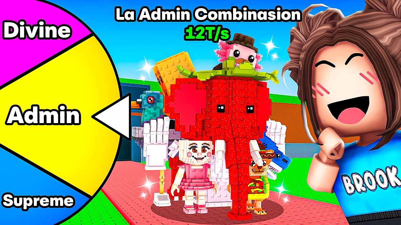 ADMIN WHEEL Picks My BRAINROTS In Steal a Brainrot!