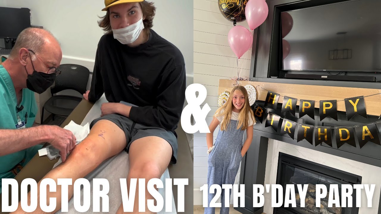 FOLLOW UP DOCTOR VISIT AFTER KNEE SURGERY | CELEBRATING CLAIRE'S 12TH BIRTHDAY🎉