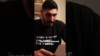Former NBA Player Enes Kanter Freedom OFFICIALLY Declares for 2027 WNBA Draft #shorts