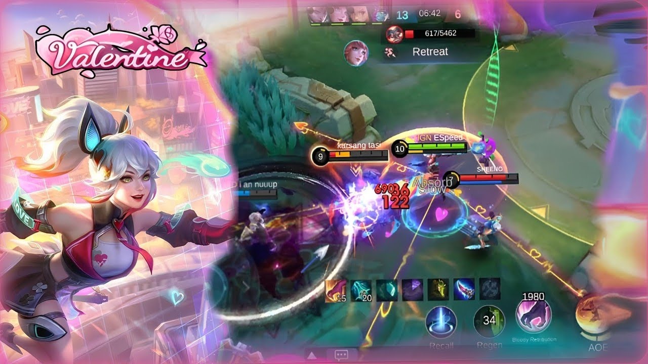 VALENTINE SKIN FANNY MONTAGE ON 60-50ms 🥶🥶 | MLBB - YouTube