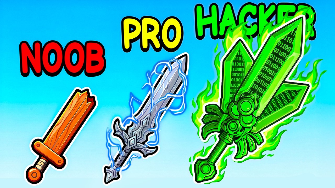 Upgrading Every NOOB Weapon to HACKER!