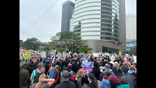 Protesters gather for 'No Kings' rally in Cleveland