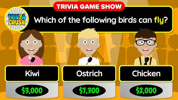 😃👉 GENERAL KNOWLEDGE QUIZ! - 50 Trivia Questions in a Unique Game Show Format | 24-057