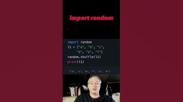Randomly shuffle Python list 🐍 #shorts #python