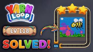 🧶 Yarn Loop Level 118 Walkthrough | Easy Solution (New Update) 🧩
