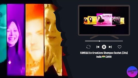 SUNSILK Co-Creations Shampoo Sachet [30s] - India, 2010