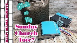 Whats in My Church Tote