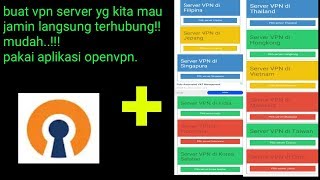 Cara Buat VPN dengan Server sesuai keinginan kita, Jamin Langsung connect!! Pakai aplikasi OpenVPN screenshot 4