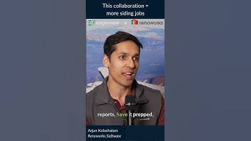 This Collaboration = More Siding Jobs | EagleView + @Renoworks