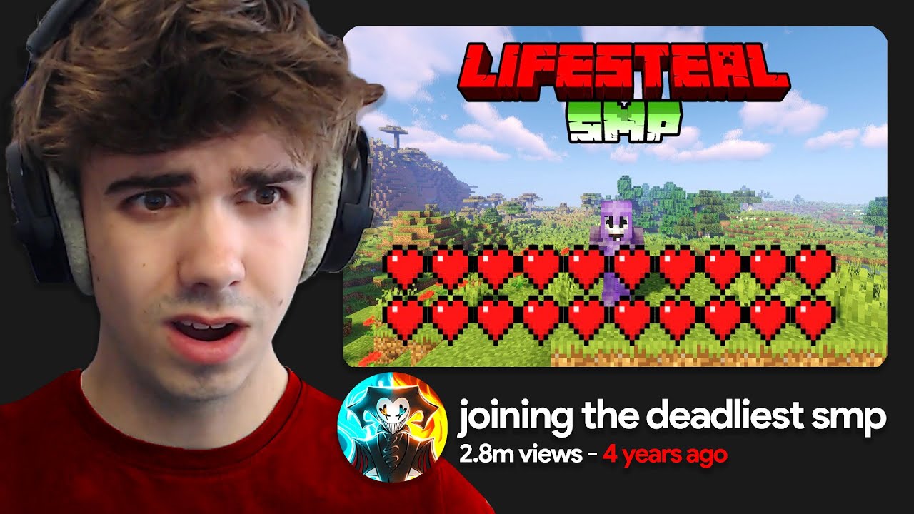 Reacting to Lifesteal SMP's First Lifesteal Videos