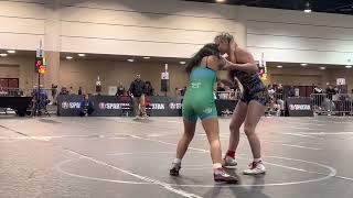 2022 Spartan Nationals Greco: 122lbs Brielle Bibla/Natalie Duran