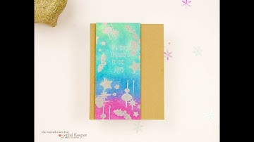 Unity Quick Tip: Embossed Multicolored Panel Card