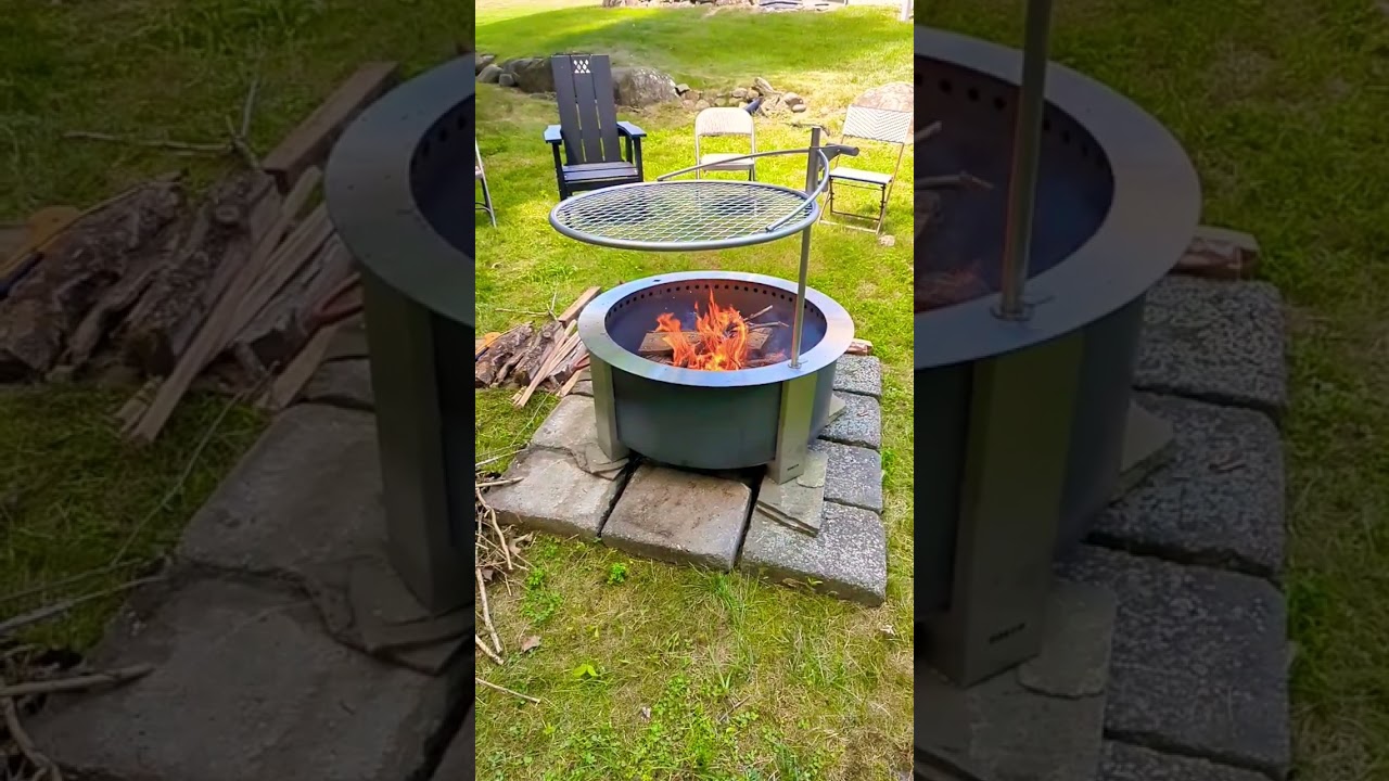 First time fire pit use after unboxing. We went with Breeo: 