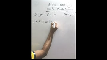 3x - 5 =10 , find x #shorts