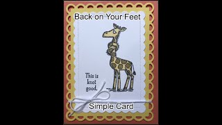 2021 05 24 Back On Your Feet Giraffe
