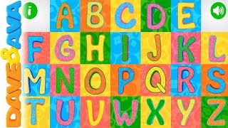 learn abc tracing phonics for kids from dave and ava