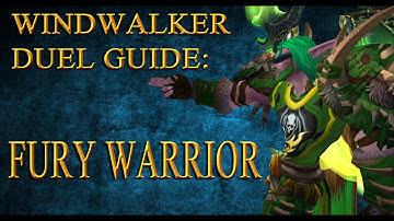 6.2.3 WW Monk Duel Guide VS Fury Warrior | WOD 6.2.3 Windwalker Monk PVP