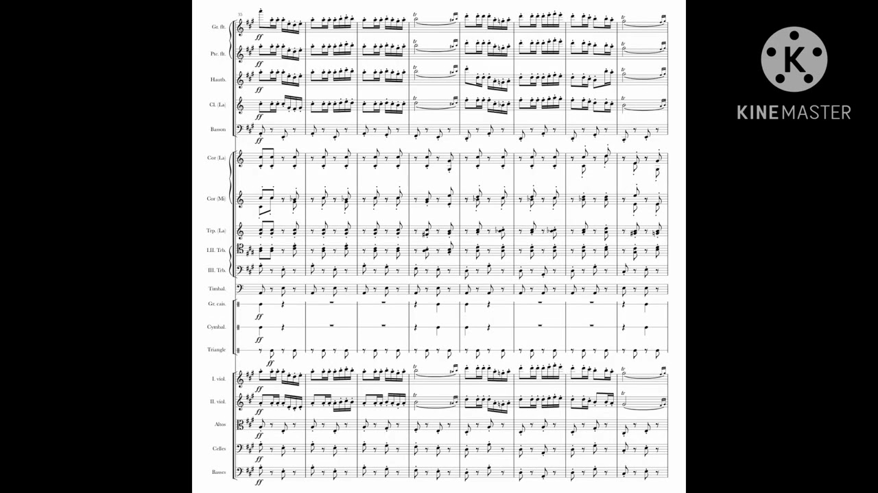 Bizet: Carmen Suite No. 1, V. Les Toréadors (score)