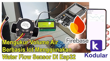 Cara Mengukur Volume Air Berbasis Iot Menggunakan Water Flow Sensor Di Esp32. dan Firebase - Kodular