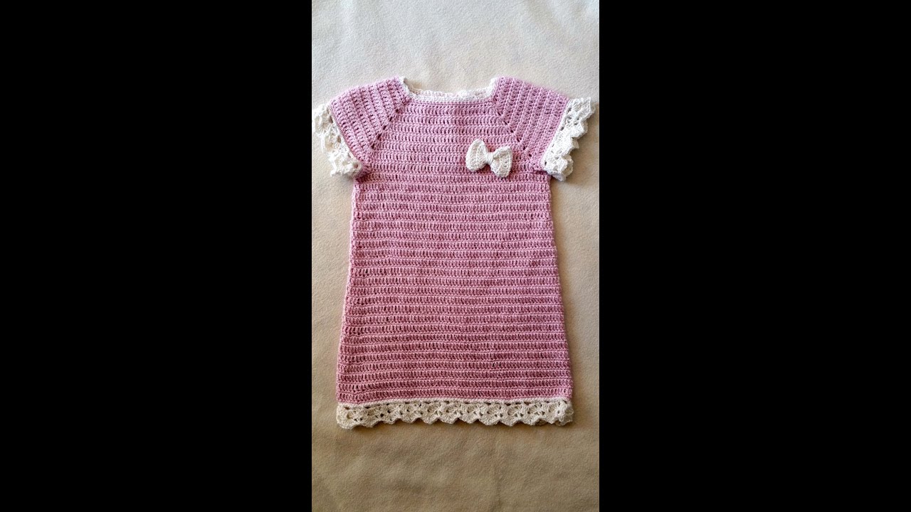 Tejer Vestido De Bautizo Vestido Tejido Vestido Para Bebes Parte 3 6 De Berlin Crochet Youtube