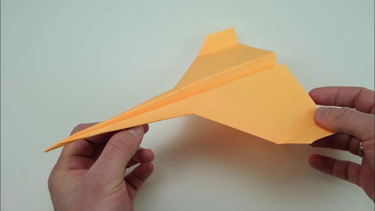 Vliegtuig vouwen Snel en goed vliegtuig Instructievideo Meester Sander YouTube