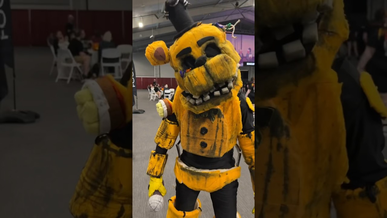 🧸 Awesome Five Nights At Freddy’s Cosplay!  #shorts #shortsfeed #fnaf #fivenightsatfreddys