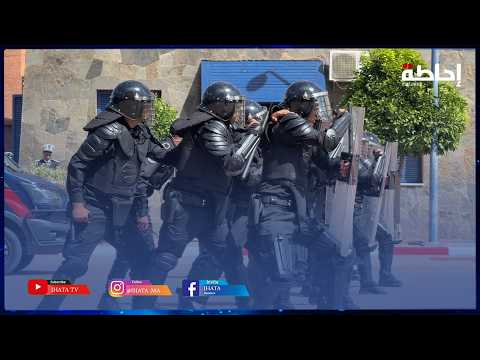 The National Security family in Marrakesh commemorates the 70th anniversary of the founding of th...