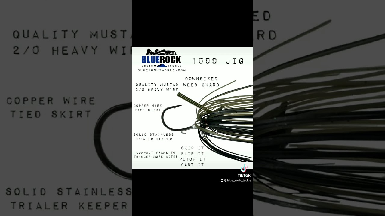 Blue Rock 1099 Jig. How we designed our compact flipping jig that people are falling in love with.