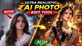 Ultra Realistic AI Photo Edit Tool | Before After Royal Photo Editing | my secret tool 🫶😱 screenshot 5