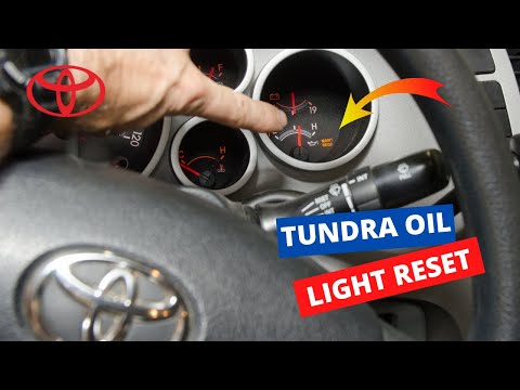 Toyota Tundra 2007-2010 Maintenance light reset (oil change light, Maint  light)