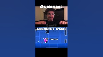 Original vs GD version #geometrydash #gd #robtop #shorts