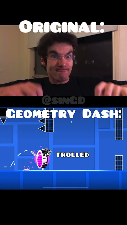 Original vs GD version #geometrydash #gd #robtop #shorts