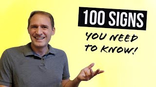 25 Basic Signs and Phrases to start a conversation in American Sign Language | 100 ASL Signs Part 1