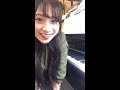 20171001 左伴彩佳 (AKB48 チーム8) Instagram Live - ピアノ配信