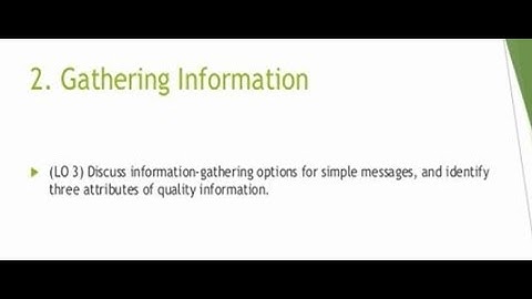 Lecture 1 Part 2 Three step writing process