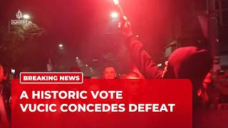 Breaking News: Serbia's Vucic concedes defeat after student-led election victory