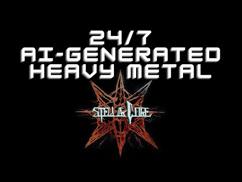 🔴Stellar Core's AI-Generated Heavy Metal Trilogy 24/7 Live Stream: Technological Evolution in Music