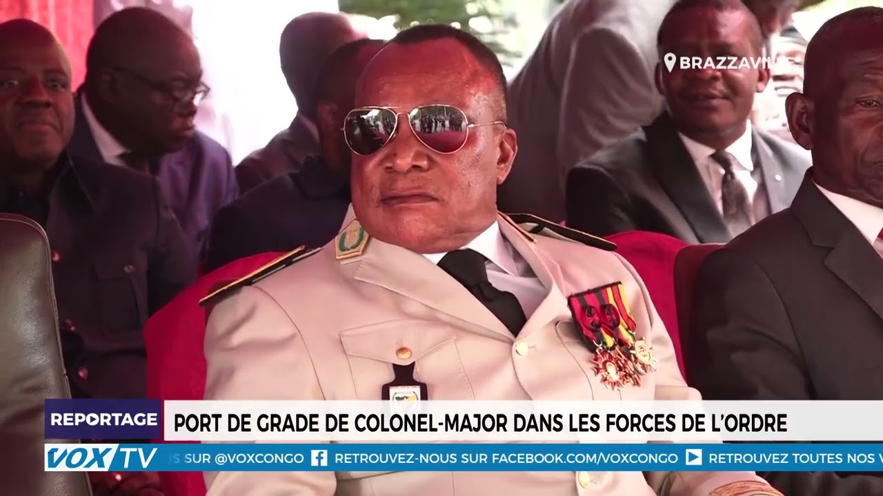 Promotion au grade de Colonel Major dans les forces de l'ordre