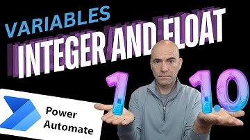 Power Automate: Working with Integers and Float Variables