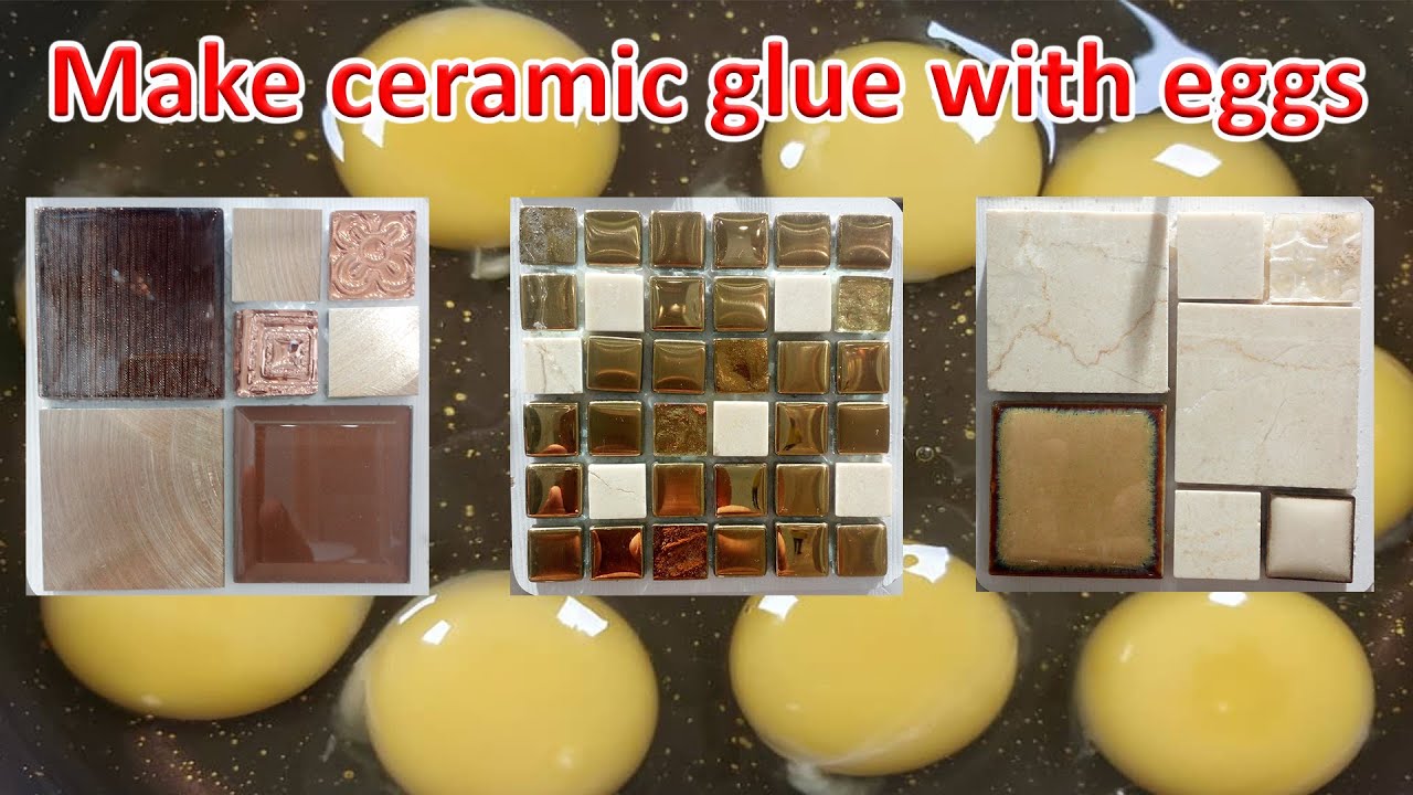 Make glue for ceramics, stones and bricks with eggs YouTube