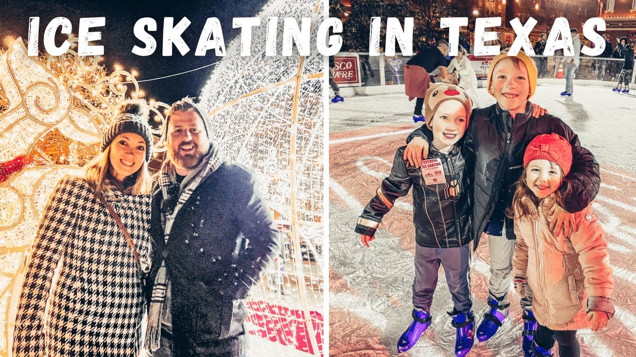 Christmas in Frisco Texas| Ice Skating | Christmas Lights 