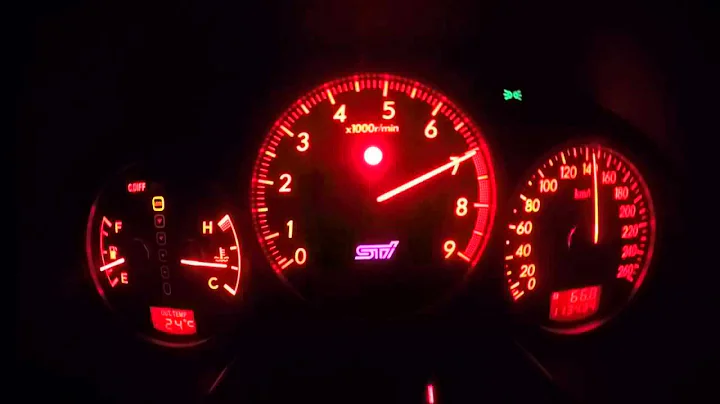 WRX STI acceleration 2006 FP-BLACK 0-200