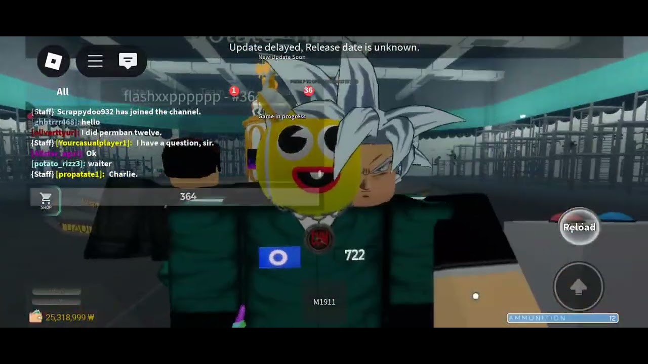 Playing as waiter in squid game unity rp. - YouTube