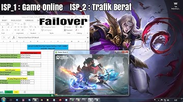Pisah Trafik Game dan Browsing 2 ISP + RAW Mikrotik | Failover
